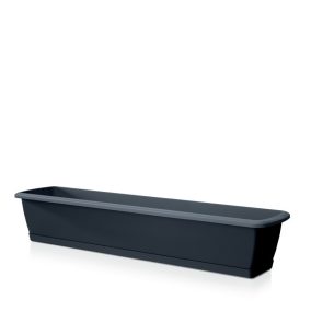 Respana Antracit Műanyag Balkonláda 78 cm