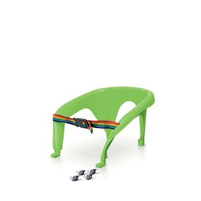   Seat 3 Műanyag Szánkó Háttámla Tavaszzöld Biztonsági Övvel