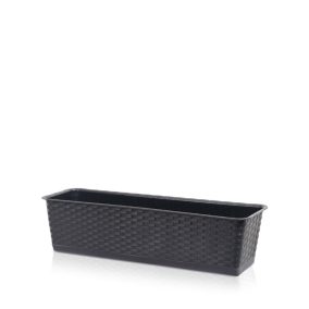 Ratolla Case P Rattan Hatású Balkonláda Umbra 58,7 cm