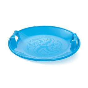 Speed Kör Alakú Műanyag Szánkótányér Kék 66,5 cm