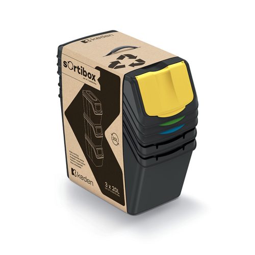 Sortibox 395 Szelektív Hulladékgyűjtő Rendszer Fekete
