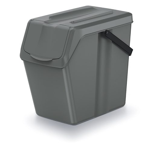 Sortibox Szelektív Hulladékgyűjtő Tároló Kőszürke 25L