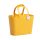 Lucy Műanyag Táska Mustársárga 40 cm