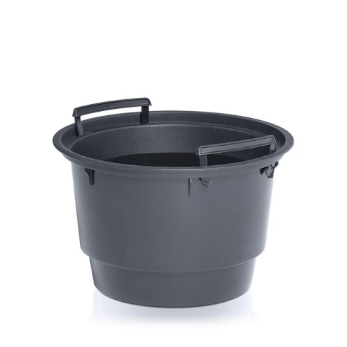 Prémium Műanyag Virágtartó Betét 32,5 cm Fekete Önöntöző Rendszerrel