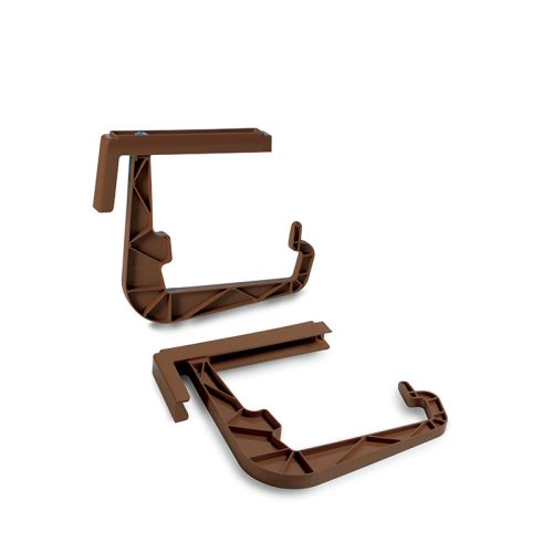 Hangplast Állítható Erkélytartó Barna 25 cm