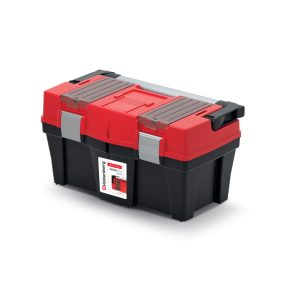   Aptop Plus 50 Professzionális Szerszámosláda Alumínium Fogantyúval - Piros-Fekete