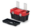 Aptop Plus 50 Professzionális Szerszámosláda Alumínium Fogantyúval - Piros-Fekete