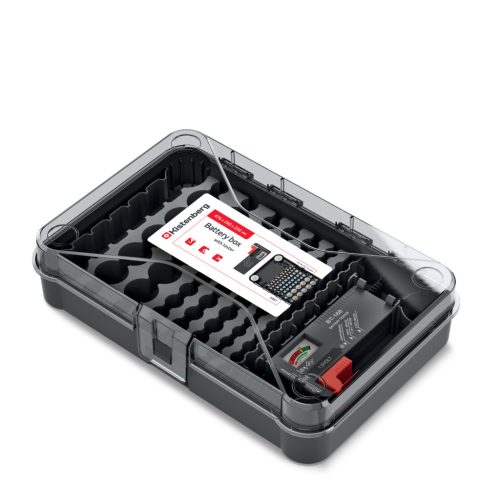 Kistenberg Battery Box Elemtároló és Tesztelő Rendszer Fekete