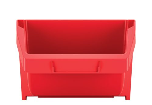 Bineer Rövid Műhelyfiók KBIS22 Piros Polimer Tárolódoboz