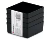 Unite Box KBS1111 Műhelytároló Pohár Készlet Fekete