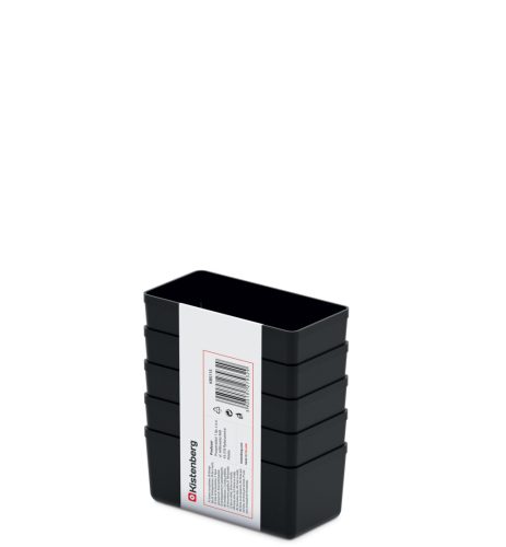 Unite Box KBS115 Műhelyi Rendszerező Pohár Készlet Fekete