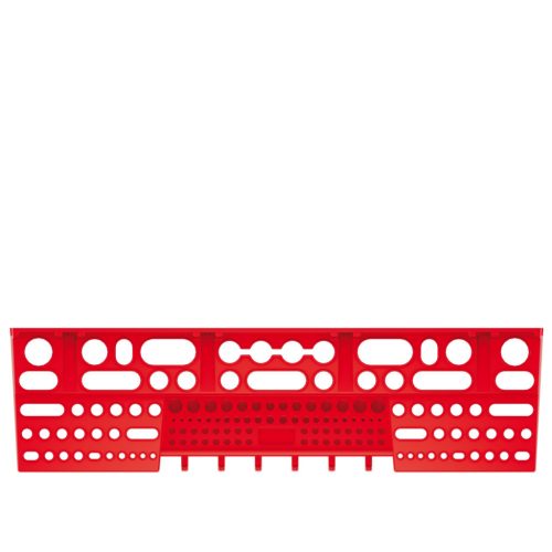 Bineer 60 Szerszámtartó Polc Csavarhúzókhoz és Fúrókhoz Piros