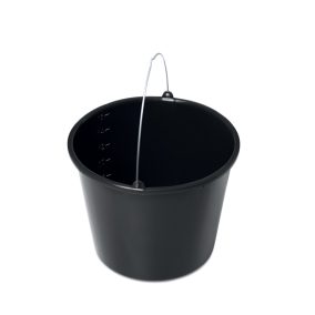 KBU16 Építőipari Vödör Fekete 16L Mérőskálával