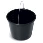   Professzionális Építőipari Vödör 16L Kiöntőcsőrrel Fekete