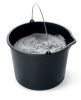 Professzionális Építőipari Vödör 20L Kiöntőcsőrrel Fekete