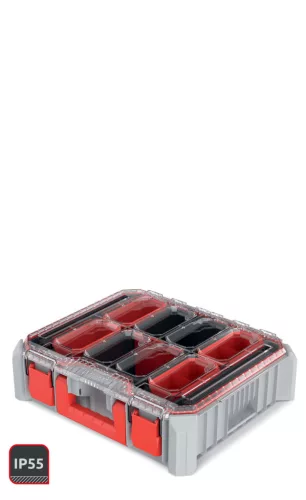 C Block Cool Grey 4C Bridge Szerszámrendező Szürke-Piros IP55