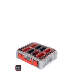   C Block Cool Grey 4C Bridge Szerszámrendező Szürke-Piros IP55