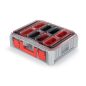 C Block Cool Grey 4C Bridge Szerszámrendező Szürke-Piros IP55