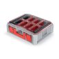 C Block Cool Grey 4C Bridge Szerszámrendező Szürke-Piros IP55