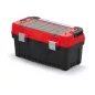   EVO 55 Professzionális Szerszámosláda Alumínium Fogantyúval Piros-Fekete