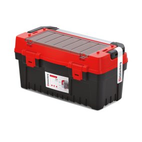   EVO 55 Professzionális Szerszámosláda Alumínium Fogantyúval Piros-Fekete