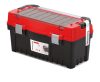 Kistenberg EVO 60 Professzionális Szerszámosláda Alumínium Fogantyúval Piros-Fekete
