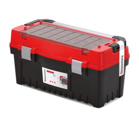   Kistenberg EVO 60 Professzionális Szerszámosláda Alumínium Fogantyúval Piros-Fekete