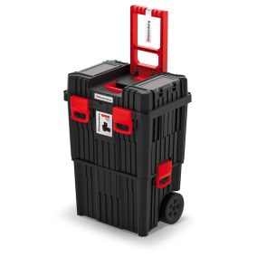 Dieterberg Heavy KHVW Mobil Szerszámosláda Fekete-Piros