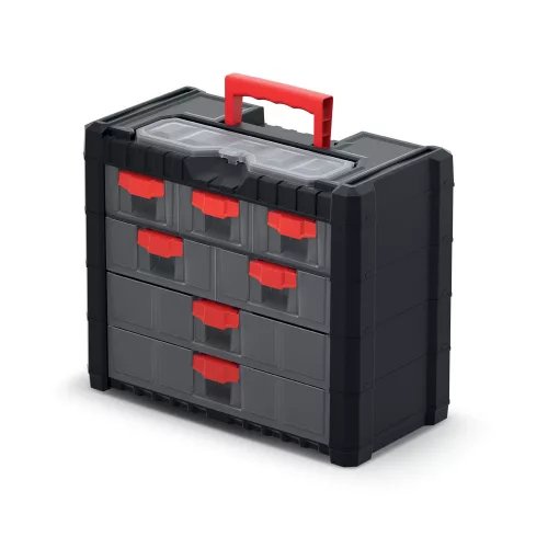Multicase Cargo 40 Szerszámrendező Szekrény Fekete