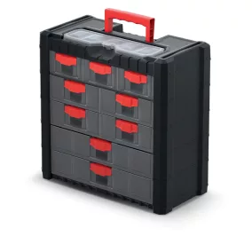 Multicase Cargo 50 KMC501 Szerszámrendező Szekrény Fekete