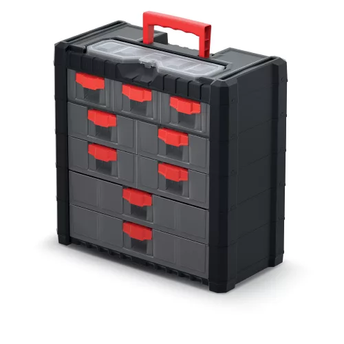 Multicase Cargo 50 KMC501 Szerszámrendező Szekrény Fekete