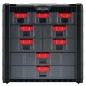 Multicase Cargo 50 KMC501 Szerszámrendező Szekrény Fekete