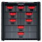 Multicase Cargo 50 KMC501 Szerszámrendező Szekrény Fekete