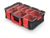 Modular Solution 15 Szerszámosláda Rendszerező 8 Kivehető Tárolóval Fekete-Piros