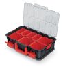 Modular Solution 15 Szerszámosláda Rendszerező 8 Kivehető Tárolóval Fekete-Piros