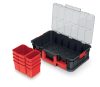 Modular Solution 15 Szerszámosláda Rendszerező 8 Kivehető Tárolóval Fekete-Piros