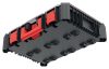 MSX 55 Magas Szerszámrendező Tároló - Fekete-Piros