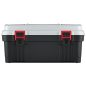   Optima 55 Professzionális Szerszámosláda Szürke-Fekete Dupla Rendszerezővel