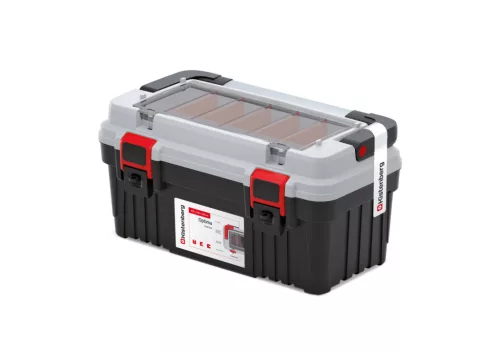 Optima 50 Professzionális Szerszámosláda Polikarbonát Szürke-Piros