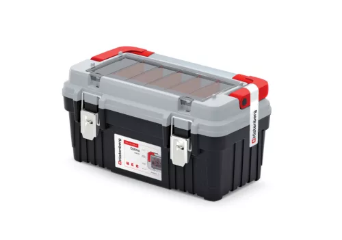 Optima 50 Professzionális Szerszámosláda Szürke-Fekete Alumínium Fogantyúval