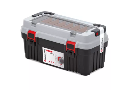 Optima 55 Professzionális Szerszámosláda Szürke Alumínium Fogantyúval