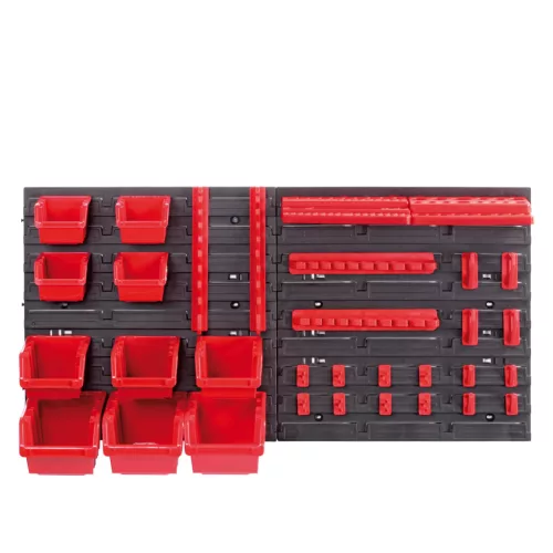 Kistenberg Orderline KOR4-S411 Szerszámtartó Tábla Fekete-Piros