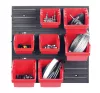 Orderline KOR5-S411 Szerszámtartó Fali Panel Fekete-Piros