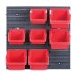 Orderline KOR5-S411 Szerszámtartó Fali Panel Fekete-Piros