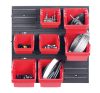 Orderline KOR5-S411 Szerszámtartó Fali Panel Fekete-Piros