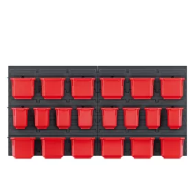   Orderline KOR6-S411 Szerszámtároló Panel Rendszer Fekete-Piros