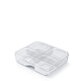 SQR Box 15 Alacsony Szerszámrendező Átlátszó