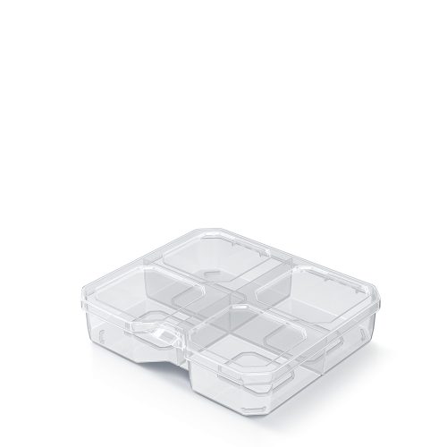 SQR Box 15 Alacsony Szerszámrendező Átlátszó