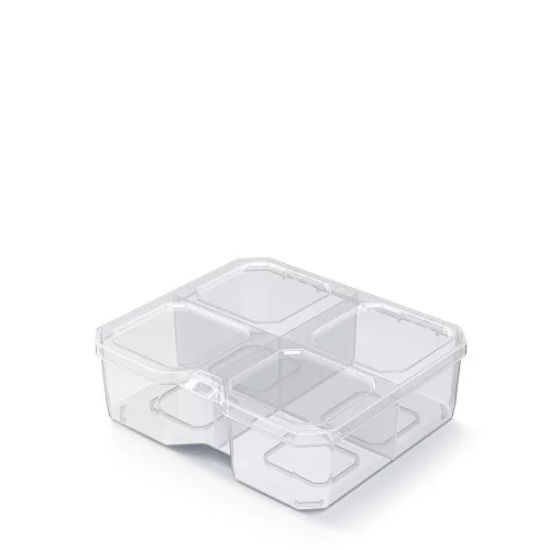 SQR BOX 15 Magas Szerszámrendező Átlátszó