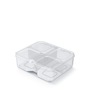 SQR BOX 15 Magas Szerszámrendező Átlátszó